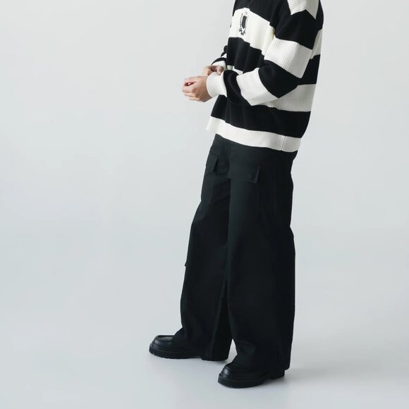 Joshua Mohamed Wide-Leg Cargo Pants – Size 28 - Picture 1 of 5